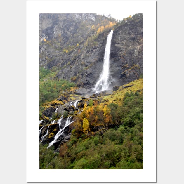 Flamsdalen Valley Flam Norway Scandinavia Wall Art by AndyEvansPhotos